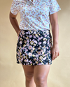 Tioria Golf Skort Batik Floral Print Princess Seam