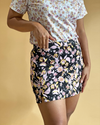 Tioria Golf Skort Batik Floral Print Princess Seam