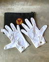 Custom Woven Premium Embroidery Pouch and Gloves