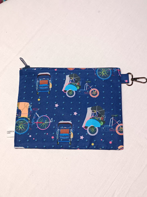 Clip On Pouch Water Resistant - Upcycle Fabric