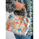 Zipper Mini Bag Canvas Floral Ondel-Ondel