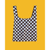 Foldable Bag Bajaj Square Grid Indonesian Motif
