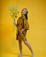 PKL Dailywear Cheetah Print in Orange (Short Sleeve + Shorts)
