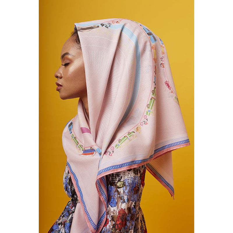 Poly Voile Local Transportation Head Scarf